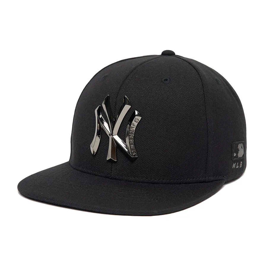 Mũ nón Mũ lưỡi trai - Mũ MLB Metal Logo Snapback New York Yankees 3ACPS571NGP008 - 50BKS Màu Đen - Vua Hàng Hiệu