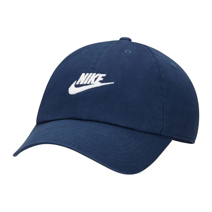 Mũ nón Nike - Mũ Nike Sportswear Heritage86 Futura Washed Navy 913011-413 Màu Xanh Navy - Vua Hàng Hiệu