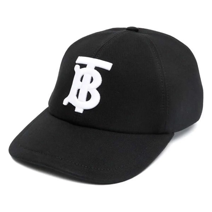 Mũ nón Burberry - Mũ Unisex Burberry Black TB Logo Embroidered Baseball Cap Màu Đen - Vua Hàng Hiệu