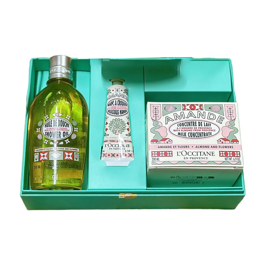 L'Occitane - Set Chăm Sóc Da L'Occitan Limited Edition 3 Món (Dưỡng Thể, Dầu Tắm, Kem Tay) - Vua Hàng Hiệu