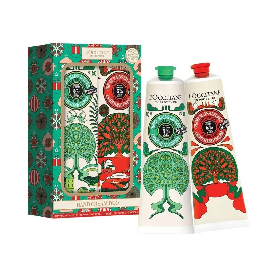 L'Occitane - Set Dưỡng Da Tay L’Occitane Holiday 2023 Hand Cream Duo 150ml x 2 - Vua Hàng Hiệu