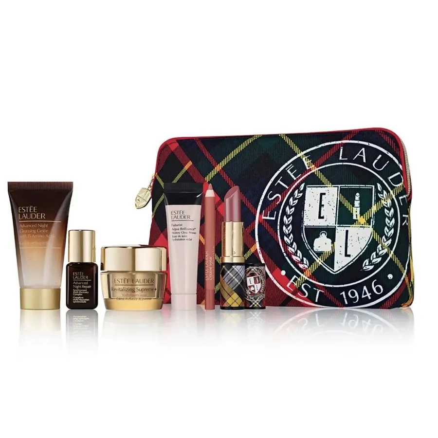 Mỹ phẩm Estée Lauder Nữ - Set Mỹ Phẩm Estée Lauder Revitalizing Skincare Makeup Travel Gift Set Fall 2023 (7 Món) - Vua Hàng Hiệu