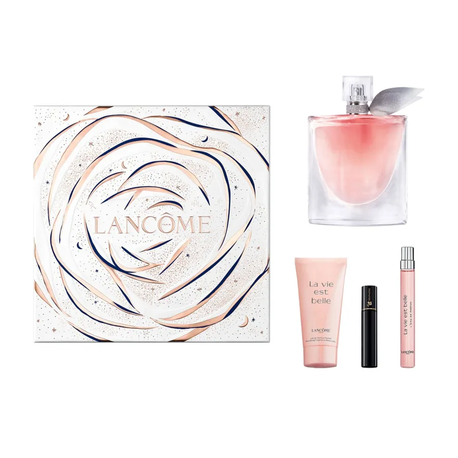 Lancôme Set Quà tặng - Set Nước Hoa Nữ Lancôme La Vie Est Belle Eau De Parfum 100ml Gift Set (4 món) - Vua Hàng Hiệu