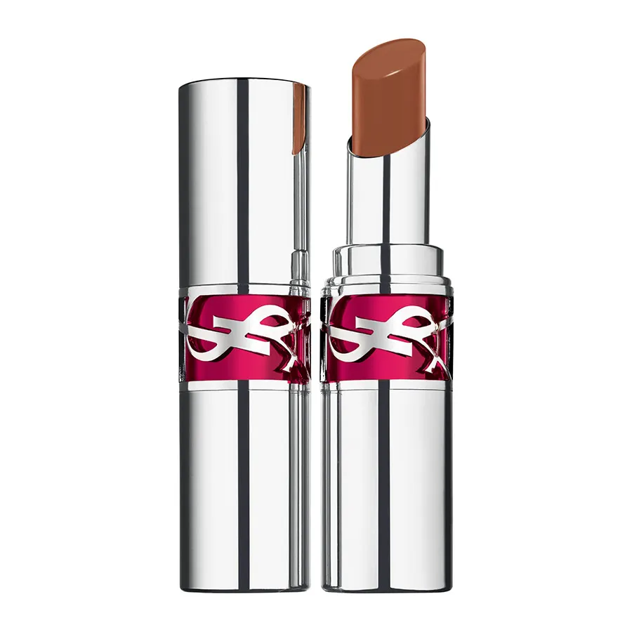 Son Môi Son dưỡng - Son Dưỡng YSL Rouge Volupte Candy Glaze 3 Cacao No Boundary Màu Đỏ Nâu - Vua Hàng Hiệu