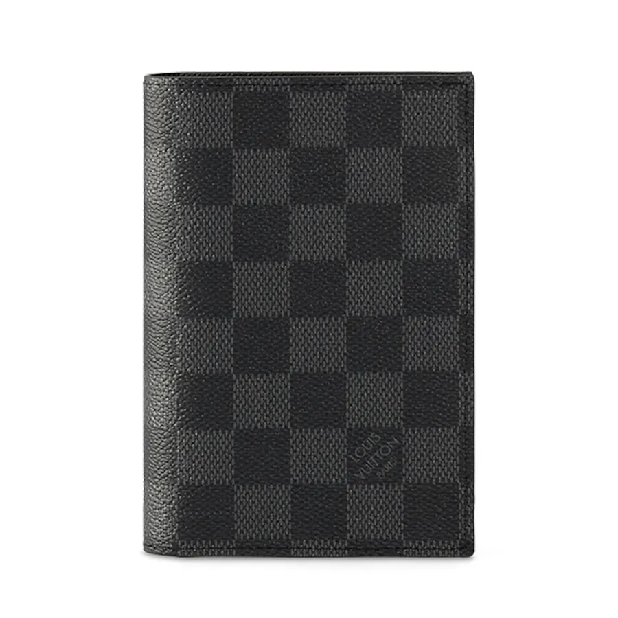 Ví Nam Louis Vuitton LV Passport Cover N64411 Màu Xám/Đen