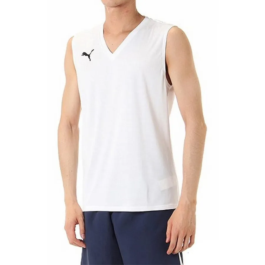 Thời trang Puma Mã giảm giá - Áo Ba Lỗ Nam Puma Men's Soccer Futsal Sleeveless 655277 Màu Trắng Size S - Vua Hàng Hiệu