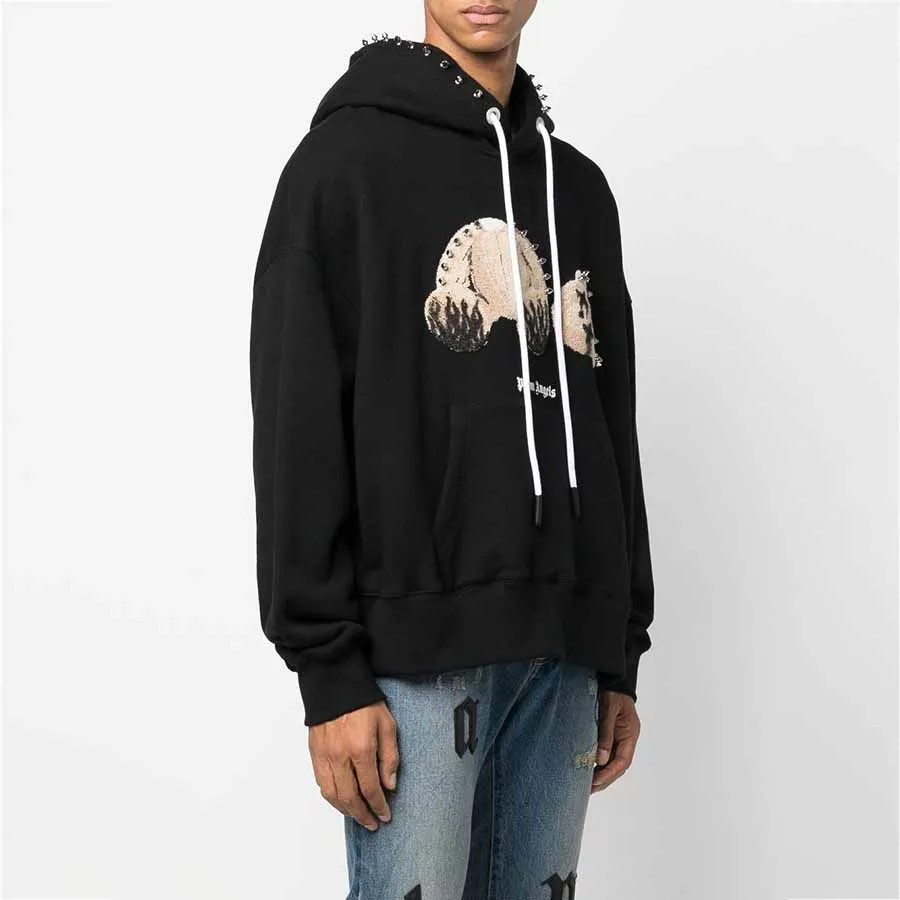 Áo Hoodie Nam Palm Angels Graphic-Print Drawstring