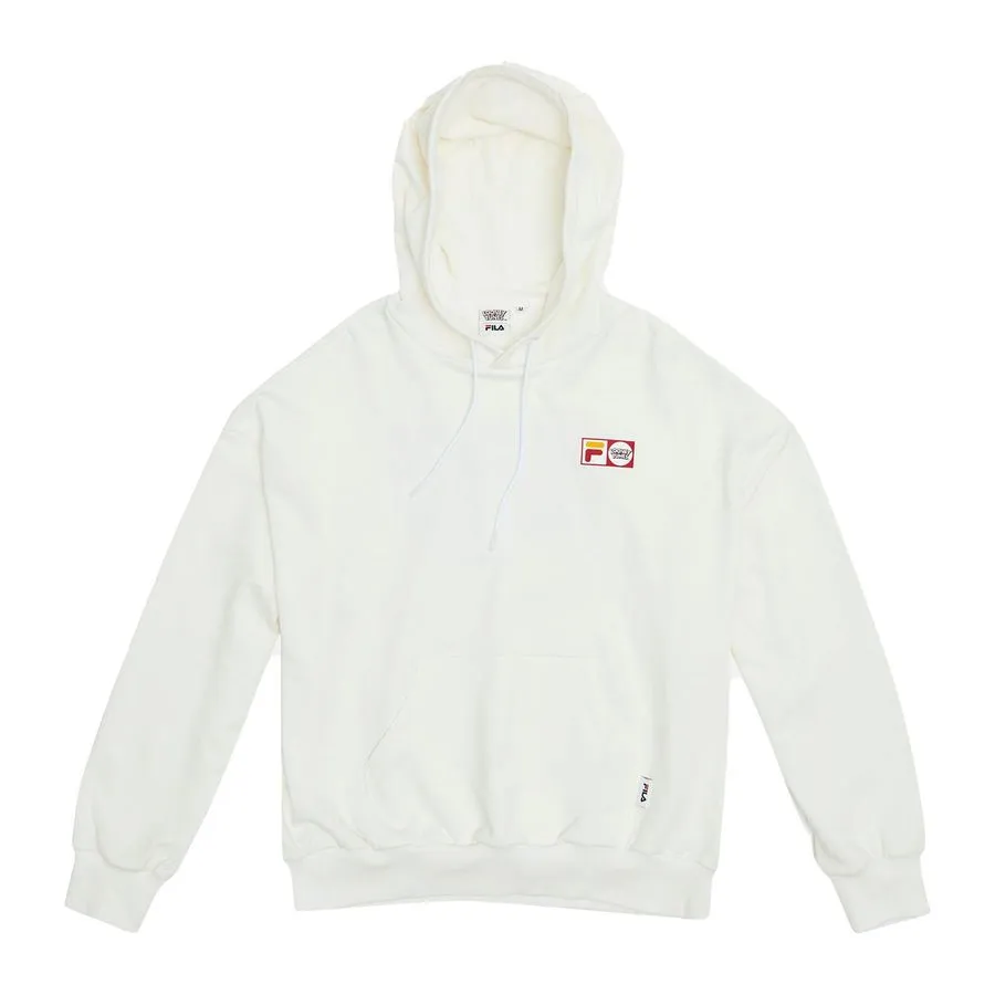 Thời trang Fila Hàn Quốc - Áo Nỉ Hoodie Unisex Fila FW2SSF1144X-WHI Màu Trắng - Vua Hàng Hiệu