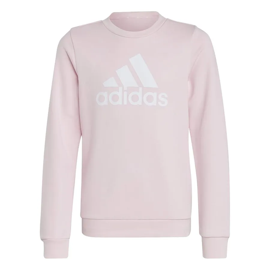 Thời trang Trẻ em - Áo Nỉ Sweatshirt Trẻ Em Adidas Essentials Big Logo IC6119 Màu Hồng Size 130 - Vua Hàng Hiệu