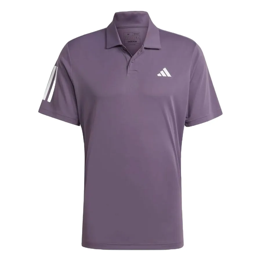 Thời trang Adidas Áo Polo - Áo Polo Nam Adidas Club 3-Stripes Tennis Polo Shirt IJ4873 Màu Tím - Vua Hàng Hiệu