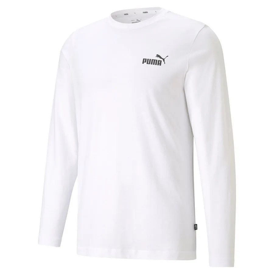 Thời trang Puma Mã giảm giá - Áo Thun Dài Tay Nam Puma Essential Small Logo Longsleeve Tee 589027 Màu Trắng Size S - Vua Hàng Hiệu