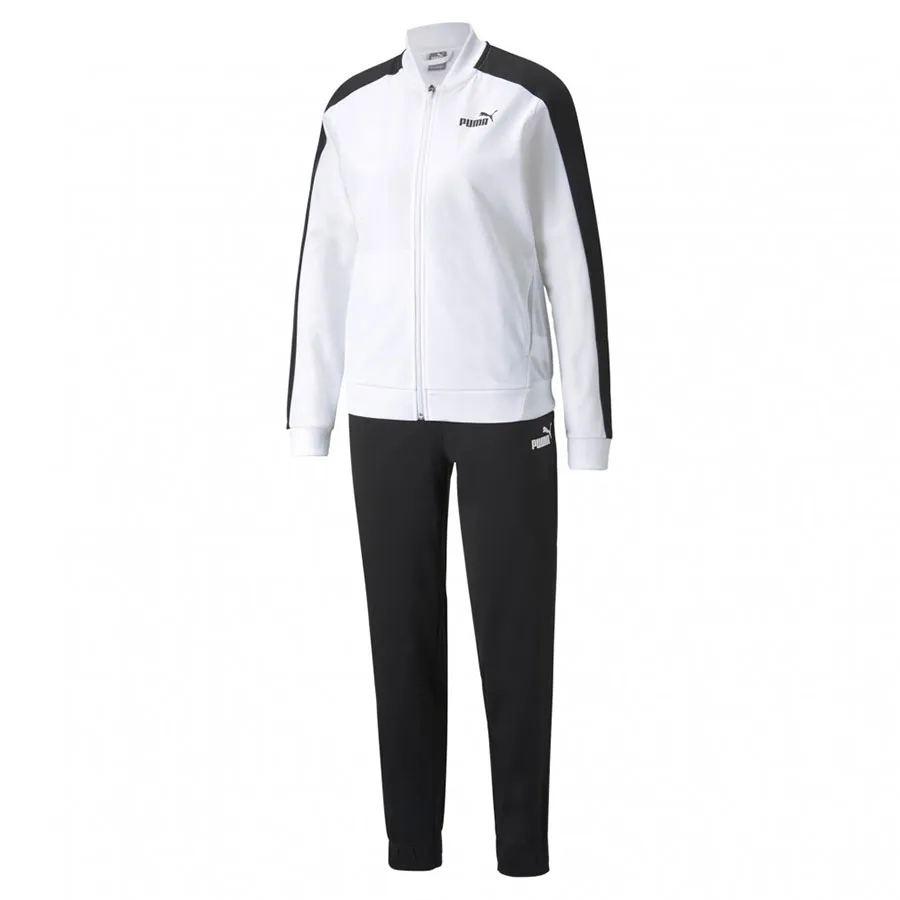 Thời trang Puma Mã giảm giá - Bộ Thể Thao Nữ Puma Jersey Top And Bottom Sportswear 846468 Màu Trắng Đen Size XL - Vua Hàng Hiệu