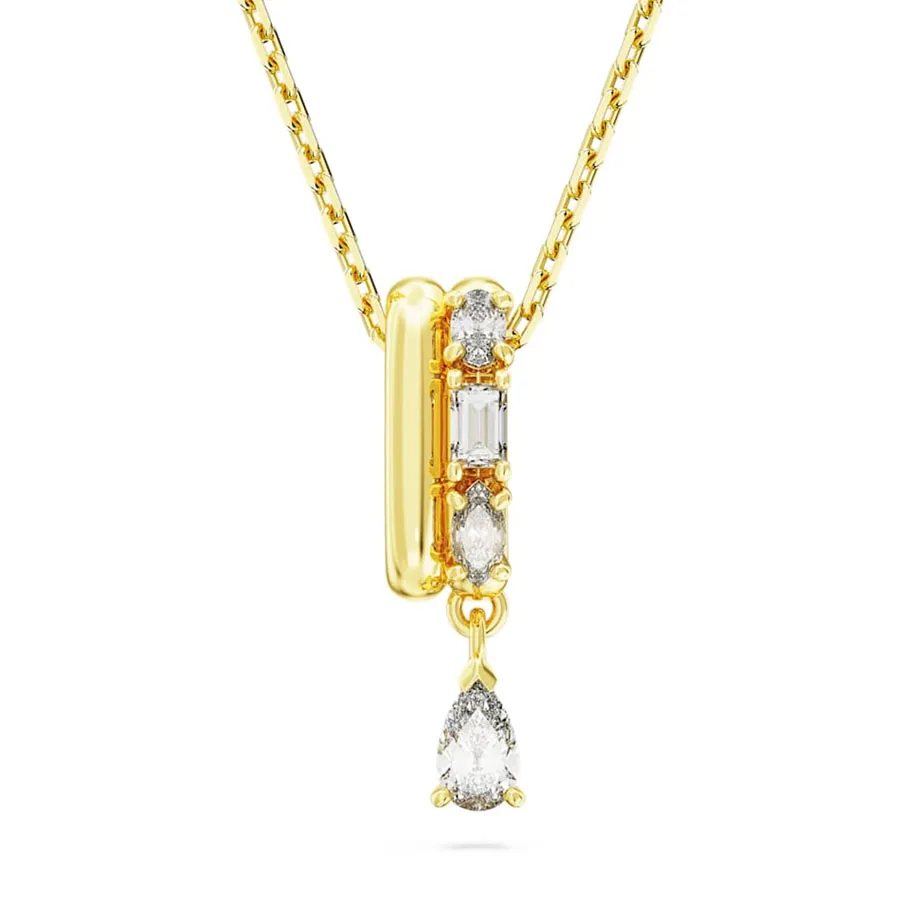 Dây Chuyền Nữ Swarovski Dextera Pendant Mixed Cuts, White, Gold-Tone Plated 5663333 Màu Vàng