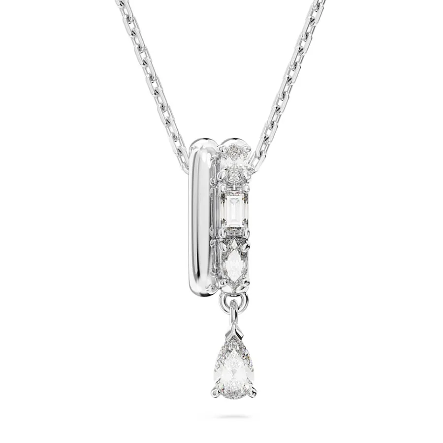 Dây Chuyền Nữ Swarovski Dextera Pendant Mixed Cuts, White, Rhodium Plated 5671819 Màu Bạc