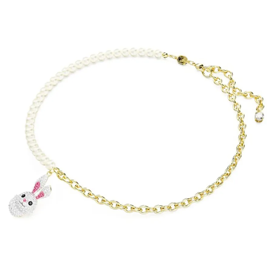 Dây Chuyền Nữ Swarovski Zodiac Rabbit Necklacerabbit Multicolored Gold Tone Plated 5647970 Màu Vàng