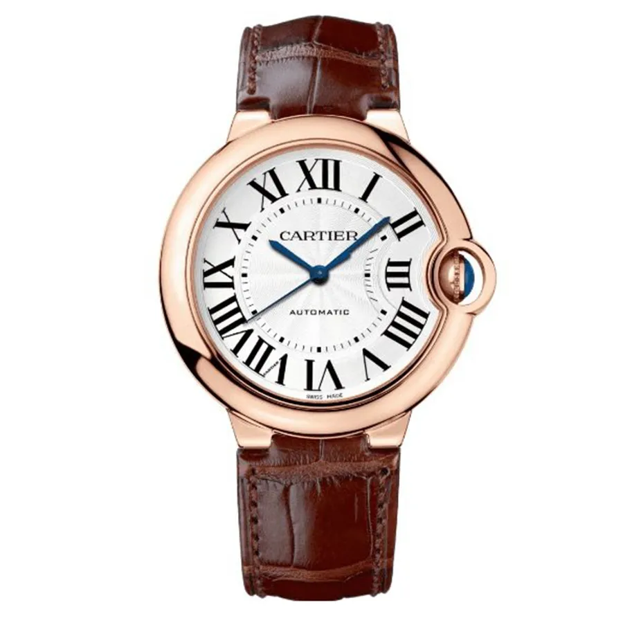 Đồng hồ Cartier Mặt tròn - Đồng Hồ Cartier Ballon Bleu De 36m WGBB0009 Brown Màu Nâu / Vàng Hồng - Vua Hàng Hiệu