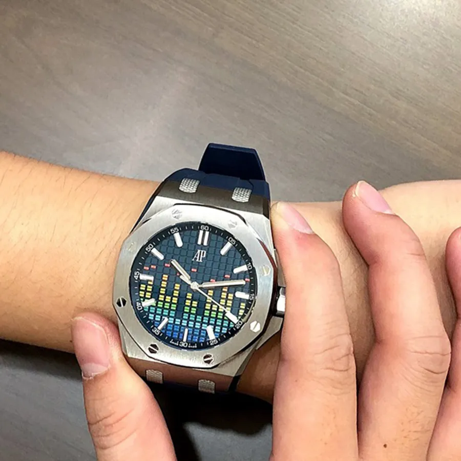 Đồng Hồ Nam Audemars Piguet Royal Oak Offshore 15600TI Music