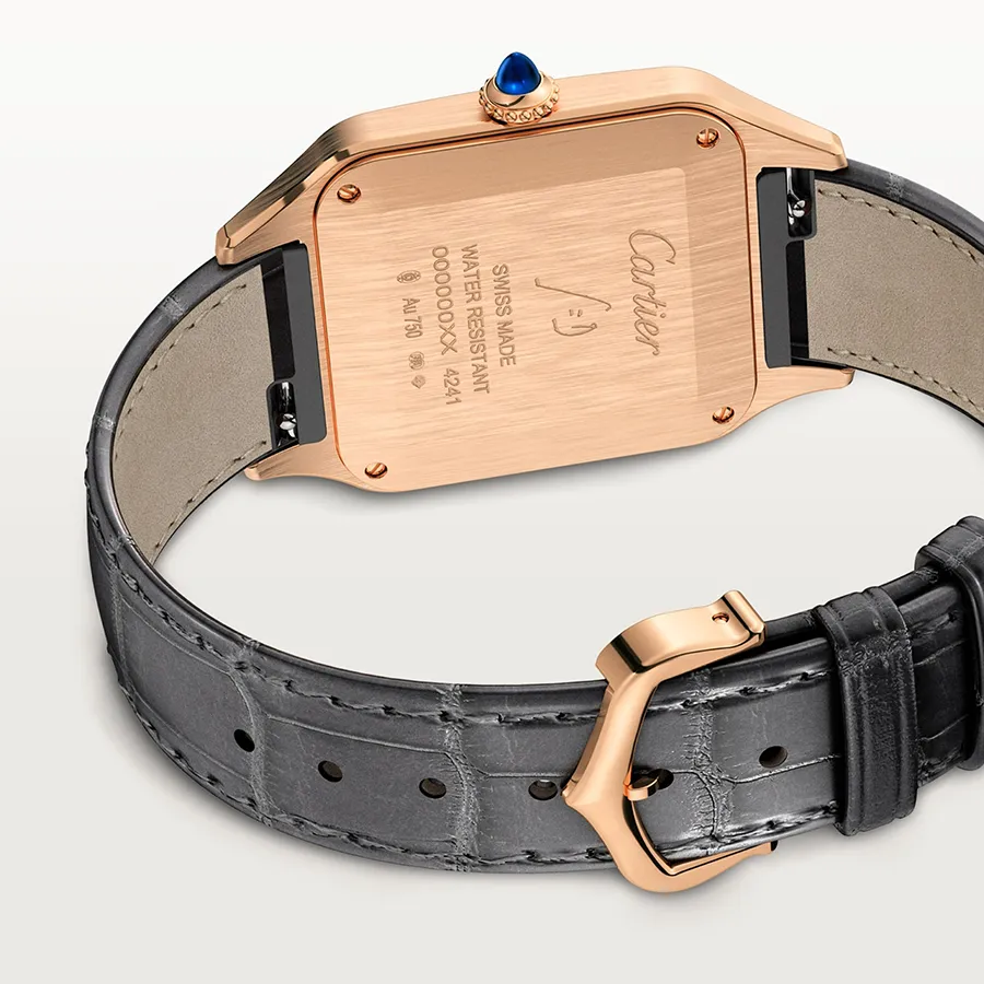 Đồng Hồ Nam Cartier Santos Dumont WGSA0021 Màu Xám Vàng