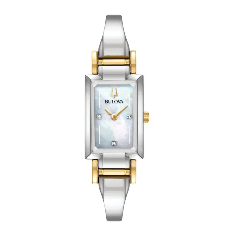 Đồng hồ Thụy Sỹ/Mỹ - Đồng Hồ Nữ Bulova Classic Quartz Silver Tone Watch 98P188 Màu Bạc - Vua Hàng Hiệu