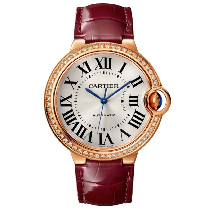 Đồng hồ Cartier Mã giảm giá - Đồng Hồ Nữ Cartier Ballon Bleu De WJBB0034 36mm Màu Đỏ / Vàng Hồng - Vua Hàng Hiệu