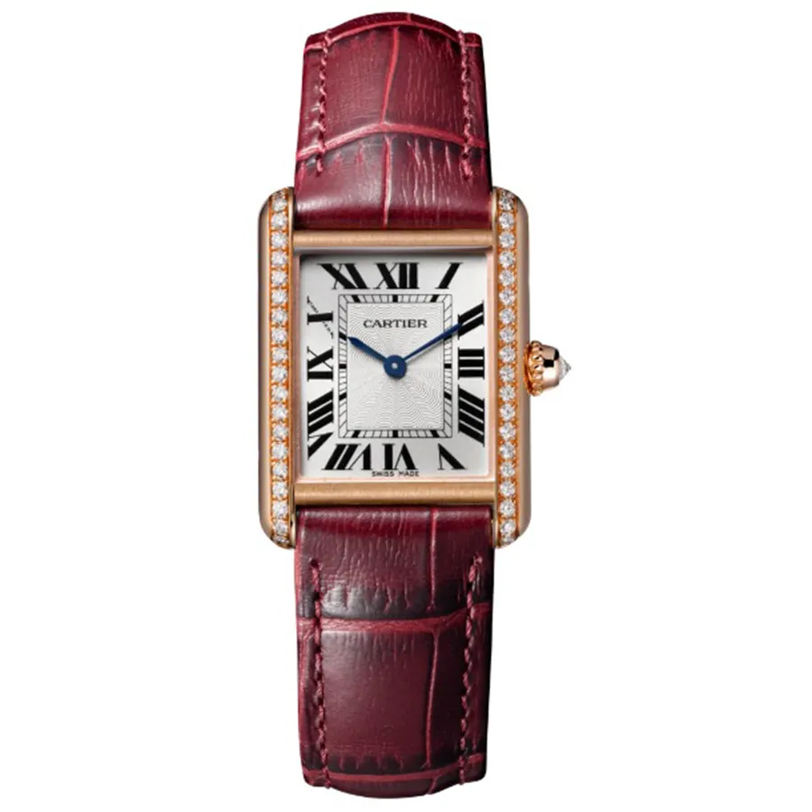 Đồng hồ Cartier Mã giảm giá - Đồng Hồ Nữ Cartier Tank Louis WJTA0010 29,5mm Màu Đỏ / Vàng Hồng - Vua Hàng Hiệu