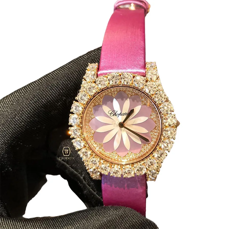 Đồng Hồ Nữ Chopard L'heure Du Diamant Floral Rose Gold 36mm Màu