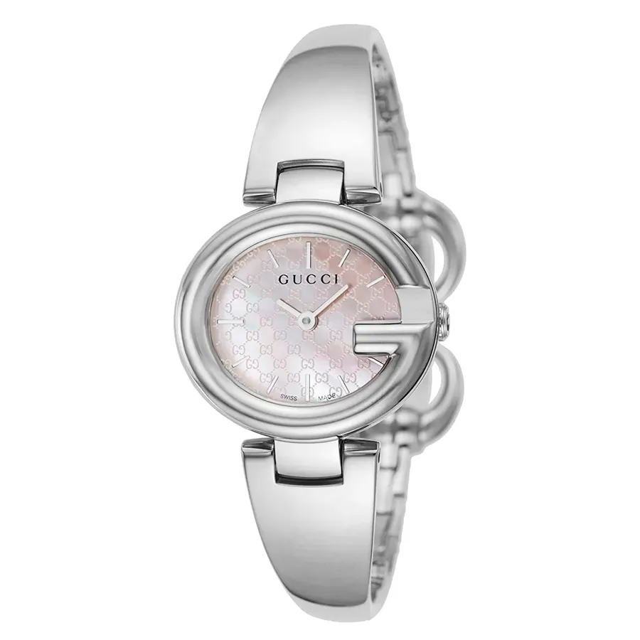 Đồng hồ Gucci - Đồng Hồ Nữ Gucci Shima Pink Pearl Dial Watch YA134510 Màu Bạc - Vua Hàng Hiệu
