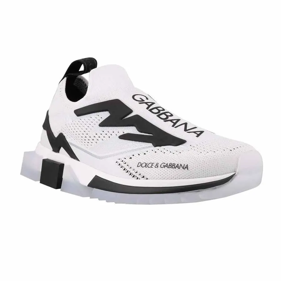 Giày Trắng, đen - Giày Sneaker Nam Dolce & Gabbana D&G Sorrento Turnschuhe White CS1823AW478-89697 Màu Trắng Đen - Vua Hàng Hiệu