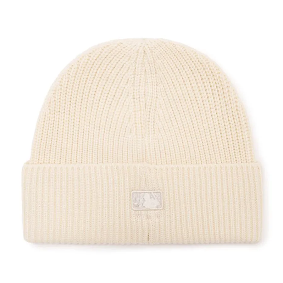 Mũ Len MLB Basic Small Logo Short Beanie Boston Red Sox