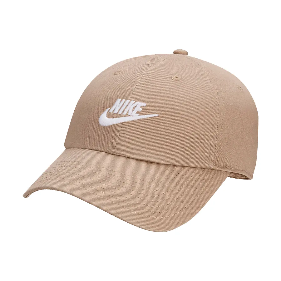 Mũ nón Nike - Mũ Nike Club Unstructured Futura Wash Cap FB5368-247-1 Màu Be - Vua Hàng Hiệu