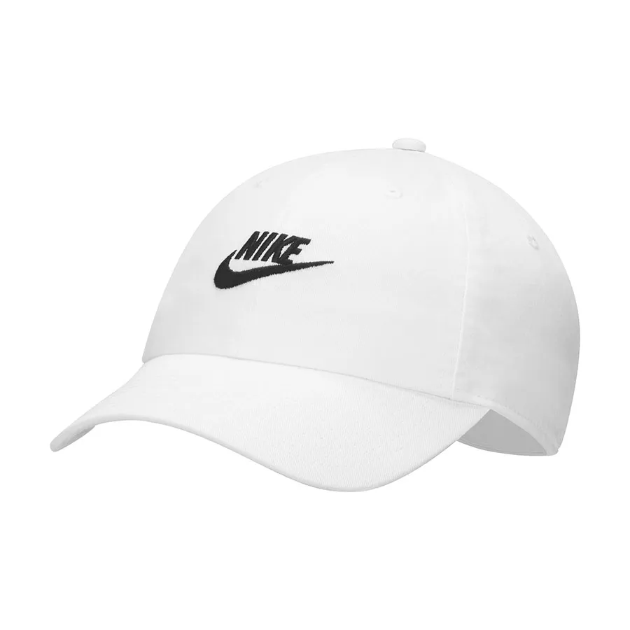 Mũ nón Nike - Mũ Nike Sportswear Heritage86 Futura Washed 913011-100 Màu Trắng - Vua Hàng Hiệu