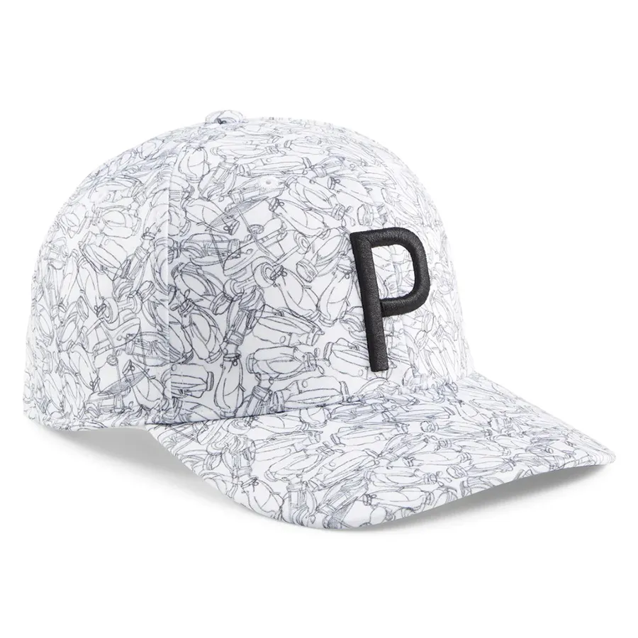 Mũ nón Puma Trắng - Mũ Puma Caddy P Cap White Glow 024838 01 Màu Trắng - Vua Hàng Hiệu