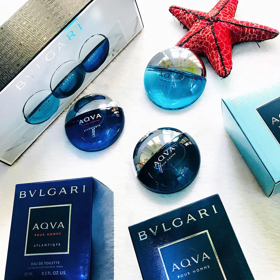 Set Nước Hoa Nam Bvlgari The Aqva Pour Homme Travel Collection EDT