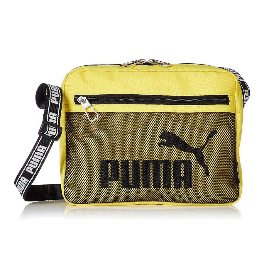 Túi xách Puma Đức - Túi Đeo Chéo Puma Horizontal Mini Shoulder Bag J20054 Màu Vàng - Vua Hàng Hiệu