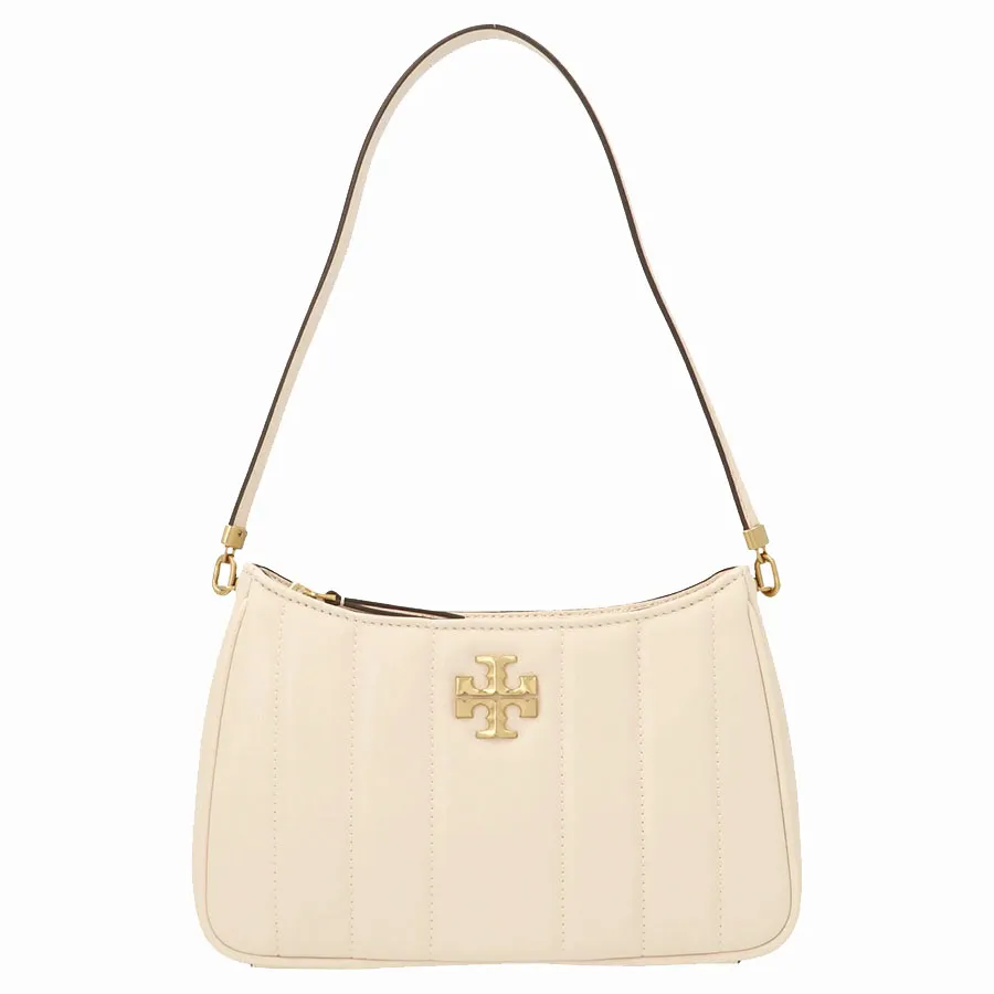 Tory Burch - Túi Đeo Vai Nữ Tory Burch Kira Logo Plaque Shoulder Bag 87178 Màu Trắng Kem - Vua Hàng Hiệu