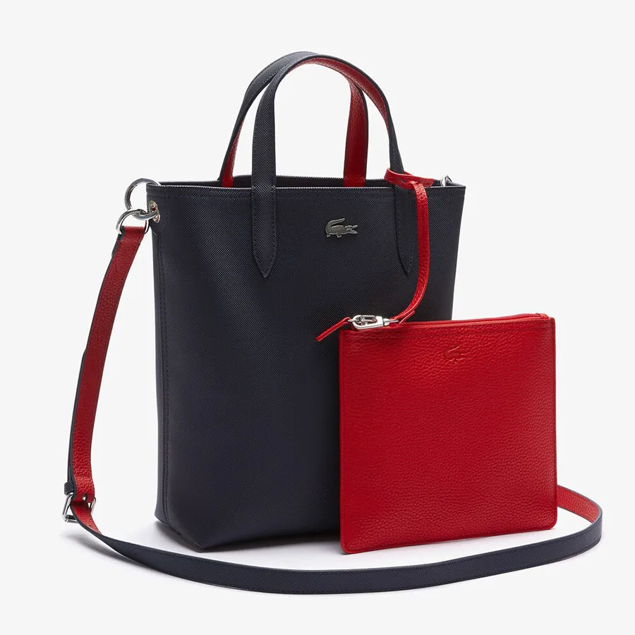 Túi Tote Nữ Lacoste Women's Anna Reversible Coated Canvas Bag