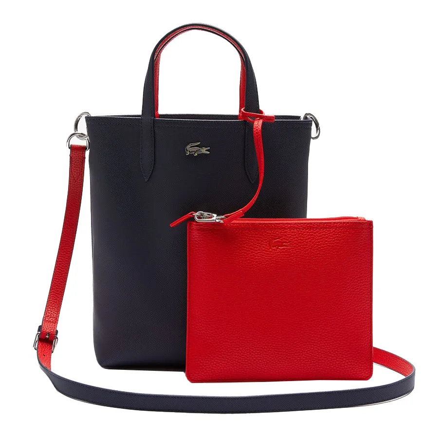 Túi Tote Nữ Lacoste Women's Anna Reversible Coated Canvas Bag