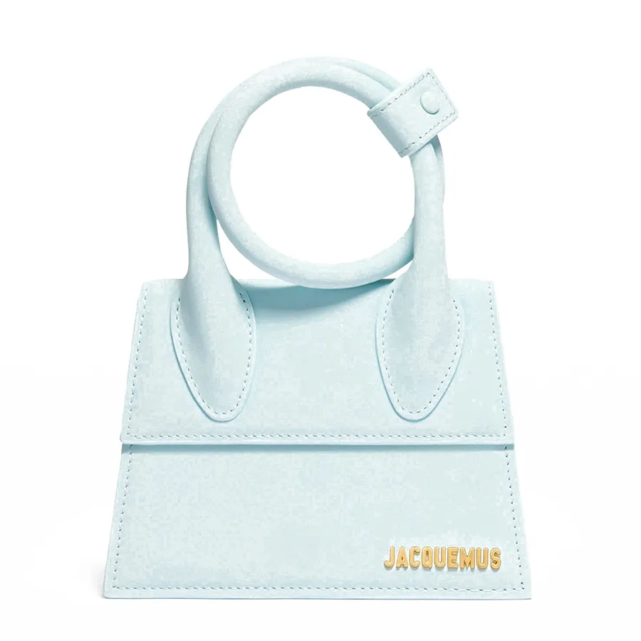 Túi Xách Nữ Jacquemus Le Raphia Coiled Handbag 213BA005-3088-310 Size 18 Màu Xanh Baby