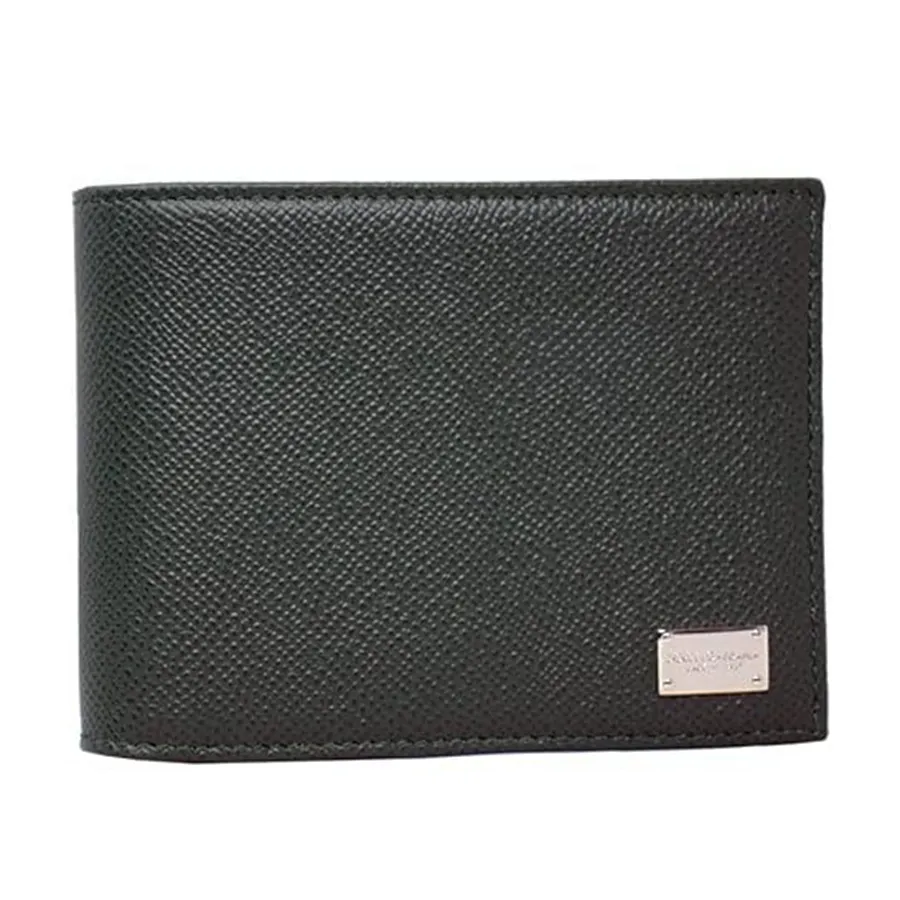 Túi xách Dolce & Gabbana - Ví Nam Dolce & Gabbana D&G Leather Bifold Wallet BP0437 B5373 Màu Đen - Vua Hàng Hiệu