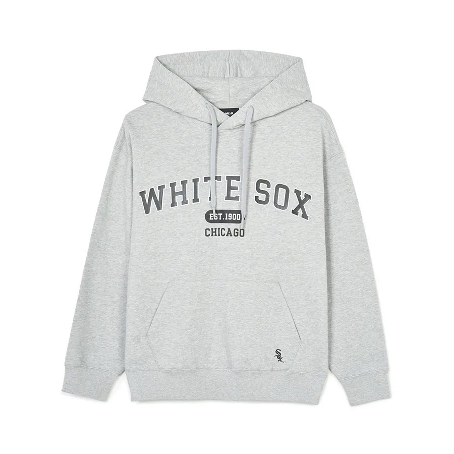 Thời trang MLB Order - Áo Hoodie MLB Overfit của Varsity Chicago White Sox 3AHDV0141-44MGS Màu Xám - Vua Hàng Hiệu