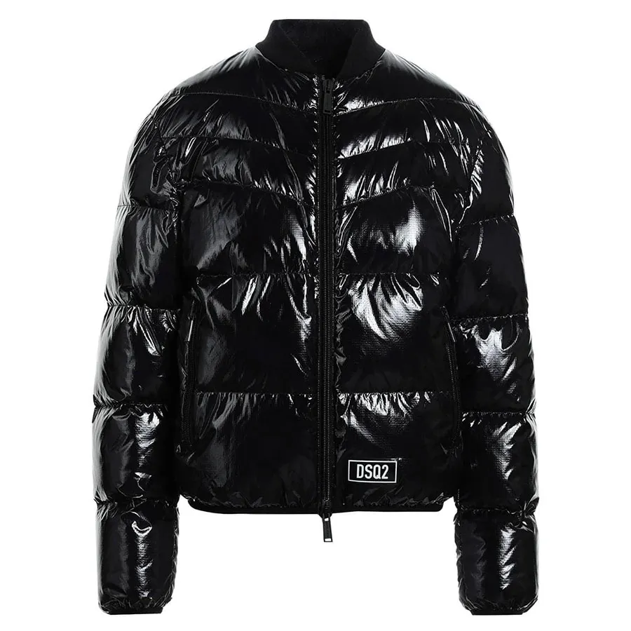 Thời trang Polyamide - Áo Khoác Nam Dsquared2 Bomber S74AM1278 Màu Đen Size 48 - Vua Hàng Hiệu