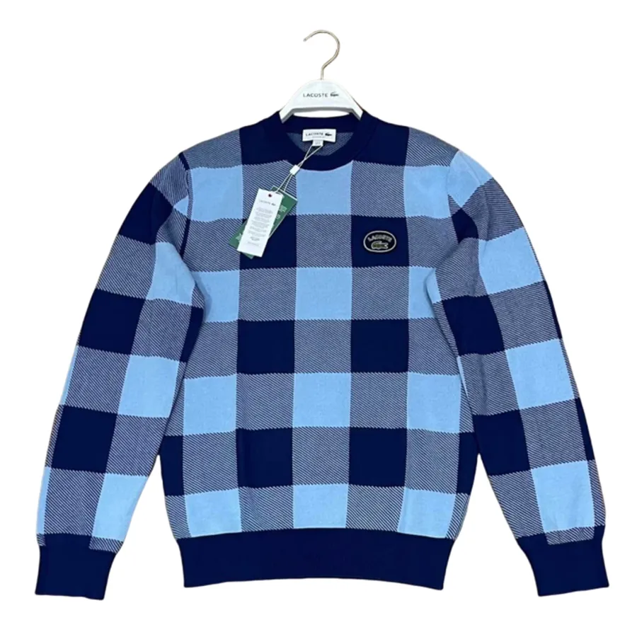 Thời trang Áo len - Áo Len Nam Lacoste Men's Sweater Màu Xanh Size 3 - Vua Hàng Hiệu