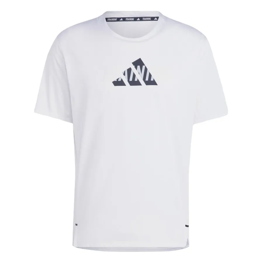 Áo Thun Nam Adidas TShirt Workout TShirt Graphic Designed For Movement IL1389 Màu Trắng Size L