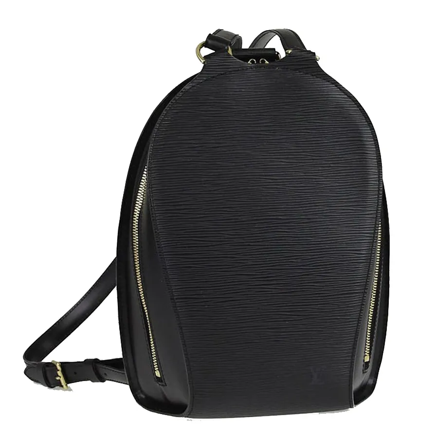 Balo Louis Vuitton LV Black Epi Leather Mabillon Backpack Bag Màu Đen