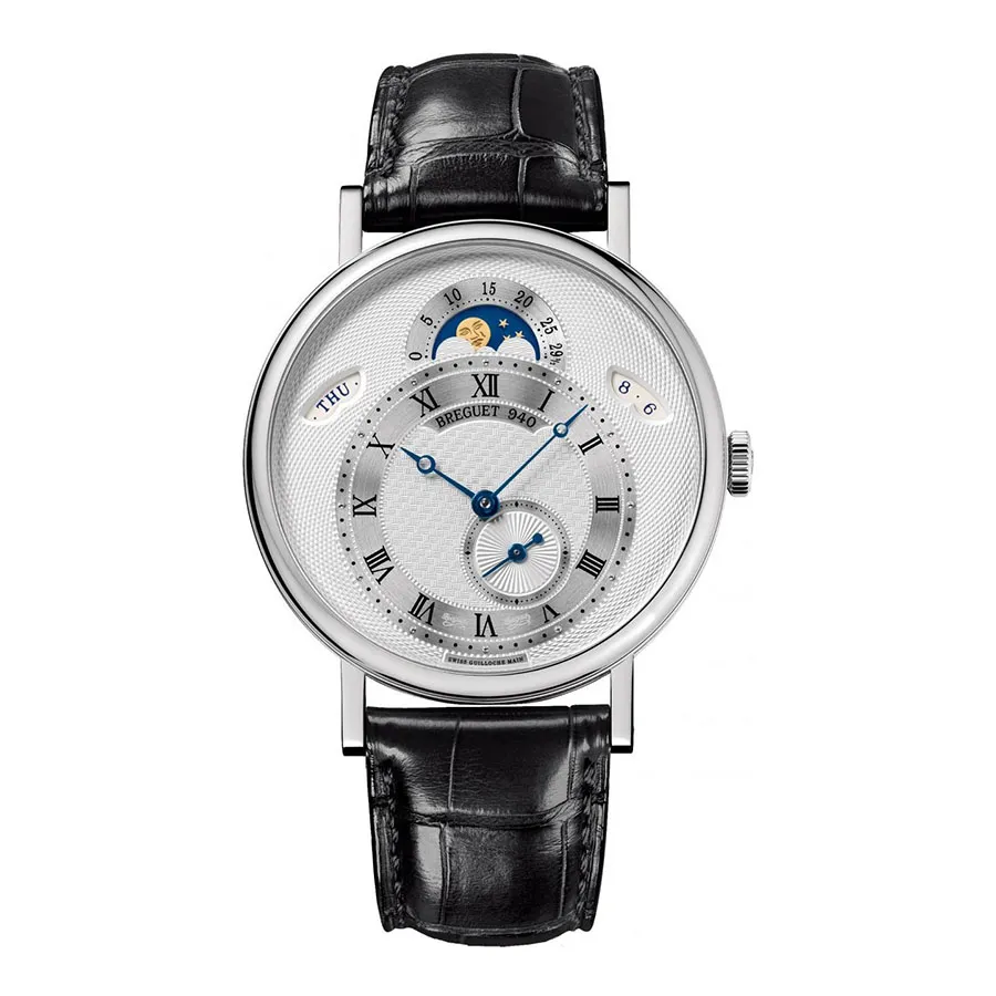 Đồng Hồ Nam Breguet Classique Day Date Moonphase Watch 7337BB/1E/9V6&nbsp;Màu Trắng