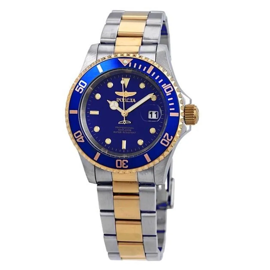 Invicta Nam - Đồng Hồ Nam Invicta Quartz IN26972 Pro Diver 40mm Màu Xanh Vàng - Vua Hàng Hiệu