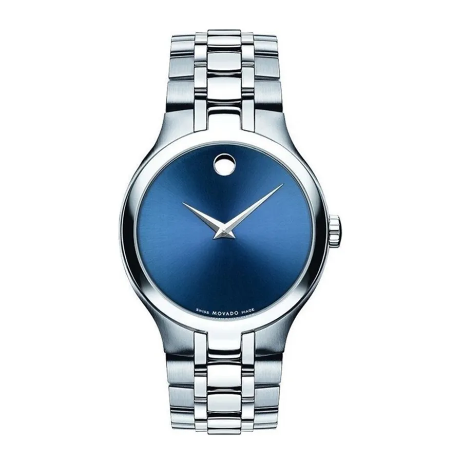 Movado - Đồng Hồ Nam Movado 0606369 Collection Blue Watch Màu Xanh Bạc - Vua Hàng Hiệu
