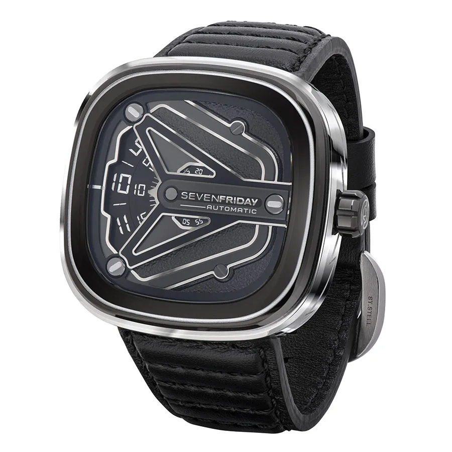 SevenFriday - Đồng Hồ Nam SevenFriday Urban Explorer Automatic M3/08 Màu Đen - Vua Hàng Hiệu