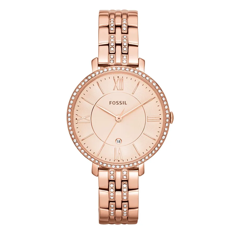 Đồng Hồ Nữ Fossil Jacqueline Rose Gold-Tone Stainless Steel Watch
