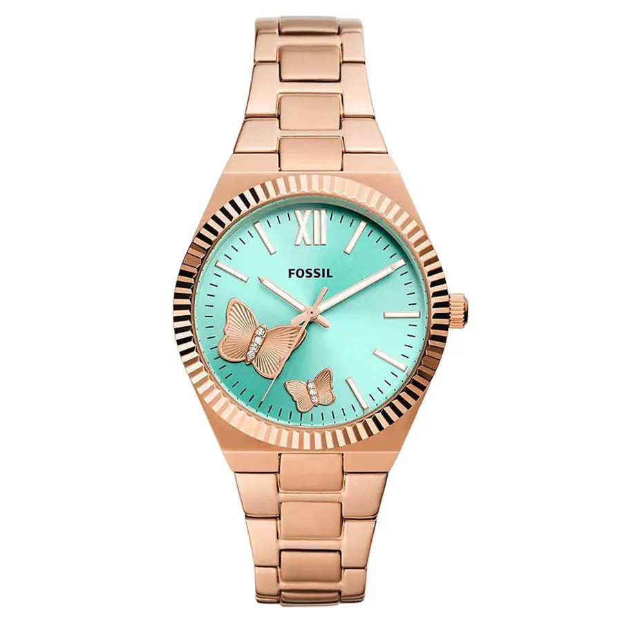 Womens Fossil Watch Fossil Scarlette Rose Gold Stainless Steel